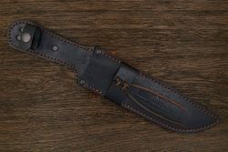 Нож туристический (разделочный) Kizlyar Supreme Bastardo, клинок 216мм, Sleipner, G10