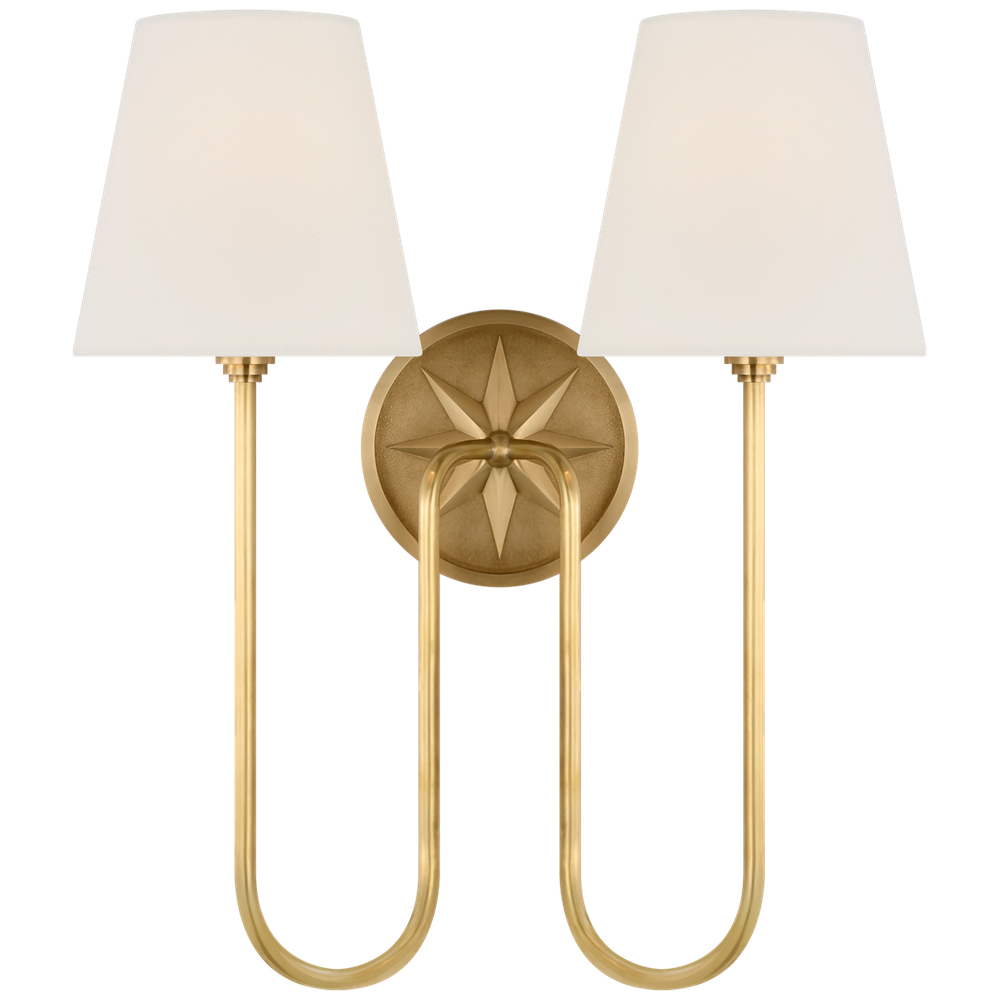 Настенный светильник Visual Comfort Polaris 17" Double Sconce (Open Box)