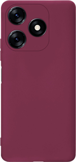 Мягкий Soft Touch чехол из силикона для TECNO SPARK 10C / 10 (не PRO!) с бархатной подкладкой