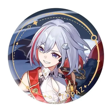 Значок Honkai: Star Rail Topaz & Numby
