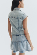 Короткая джинсовая куртка с рукавами-крылышками - H&M