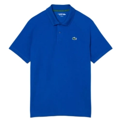 Мужское теннисное поло Lacoste Regular Fit Ultra Dry Sport - gentian blue