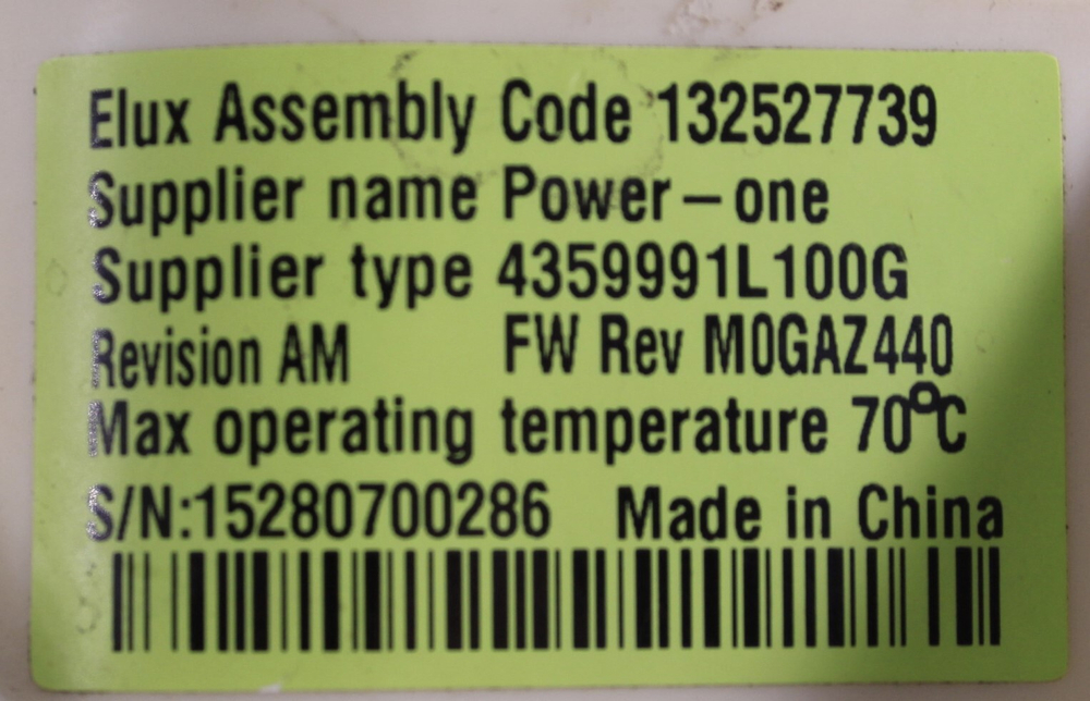 Модуль управления двигателя для стиральной машины AEG Electrolux supplier type 4359991L100g FW Rev MOGAZ440
