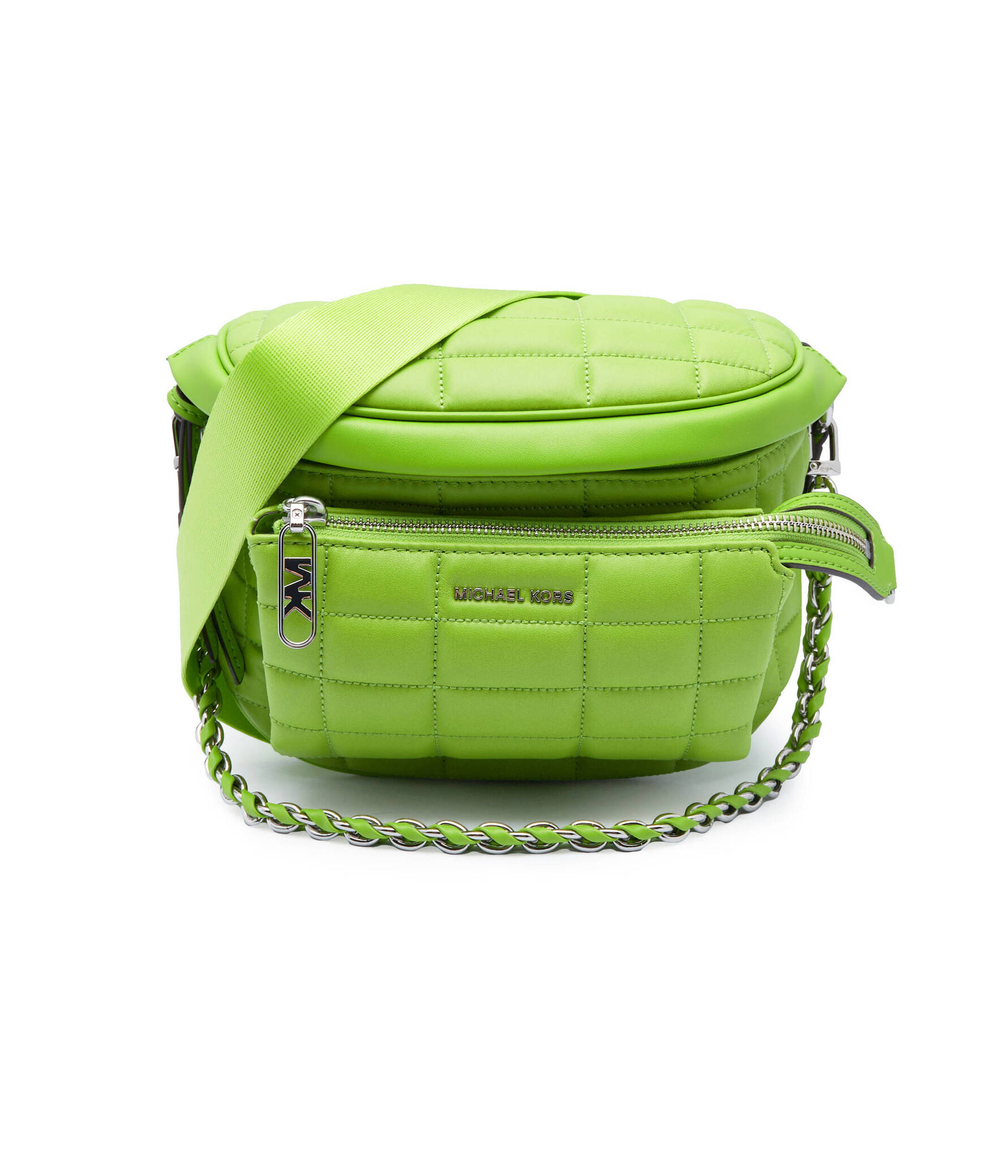 Кожаная сумка через плечо SLING Michael Kors - лимонный(30R4S04M8B)