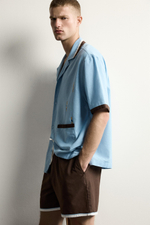 РУБАШКА RELAXED FIT С ВЫШИВКОЙ — ZARA · 7200/325