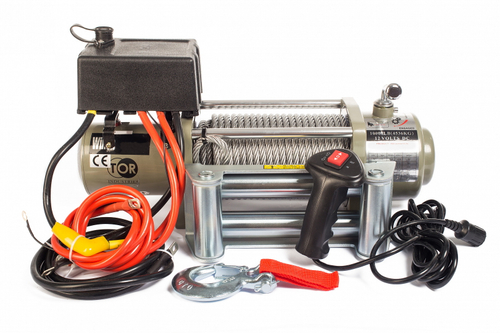 Лебедка автомобильная TOR ЛА S12000 г/п 5443 кг 28 м 24V BASE