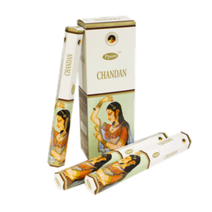 Ppure Chandan шестигранник Благовоние Сандал