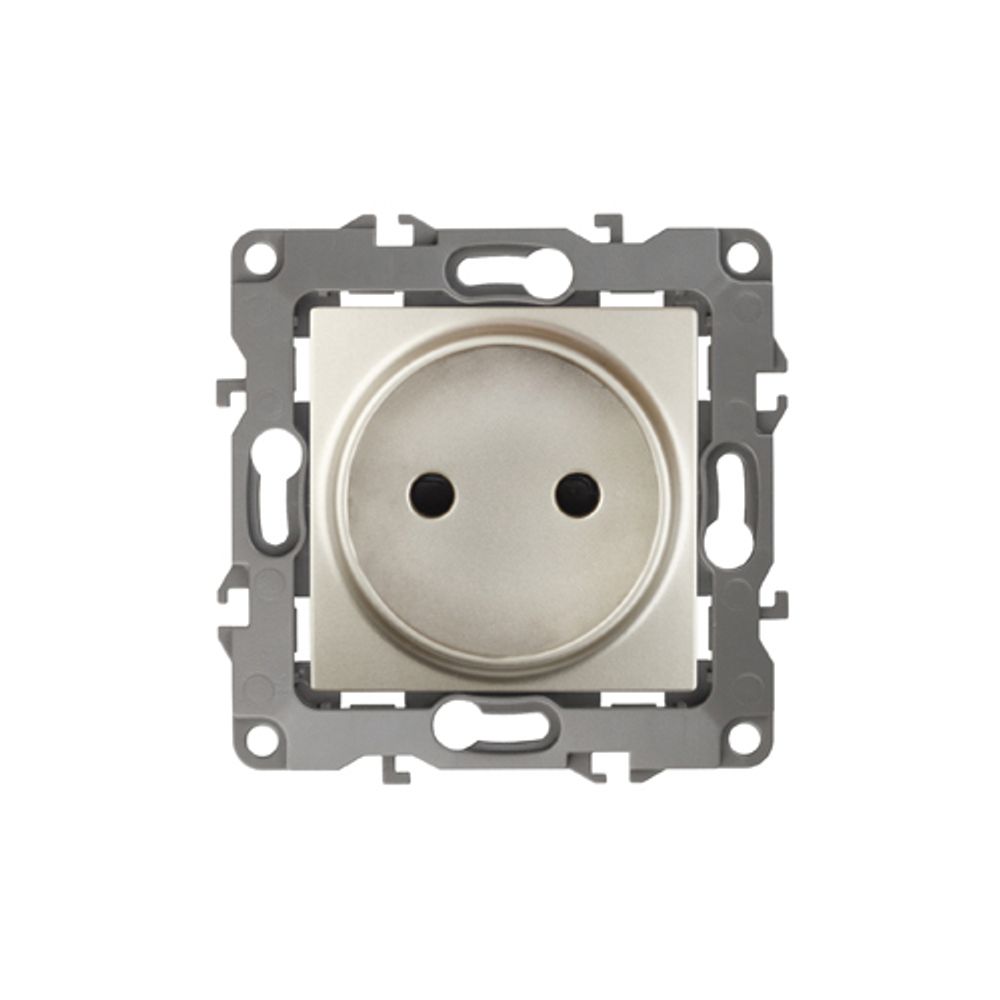 Розетка ЭРА Серия 12 12-2105-04 2P 16A-250В IP20 шампань | Эра 12