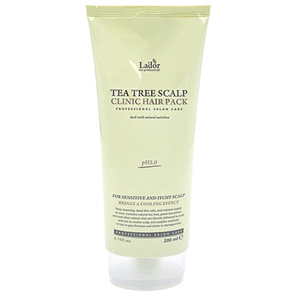 Lador Маска для волос и кожи головы с чайным деревом - PH5.0 Teatree scalp hair pack, 200мл