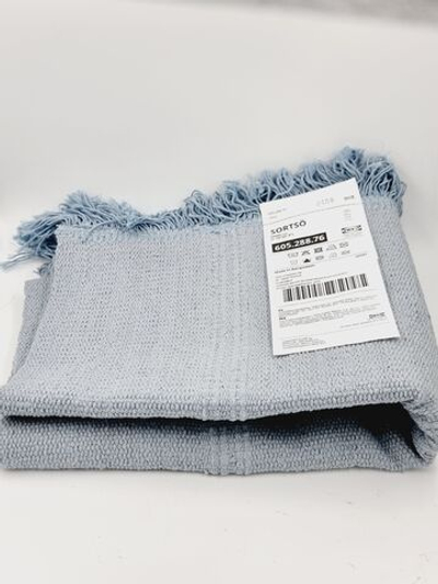 Ковер тканый ИКЕА IKEA Сортсо Sortso светло-голубой 55x85 см (Из Финляндии)
