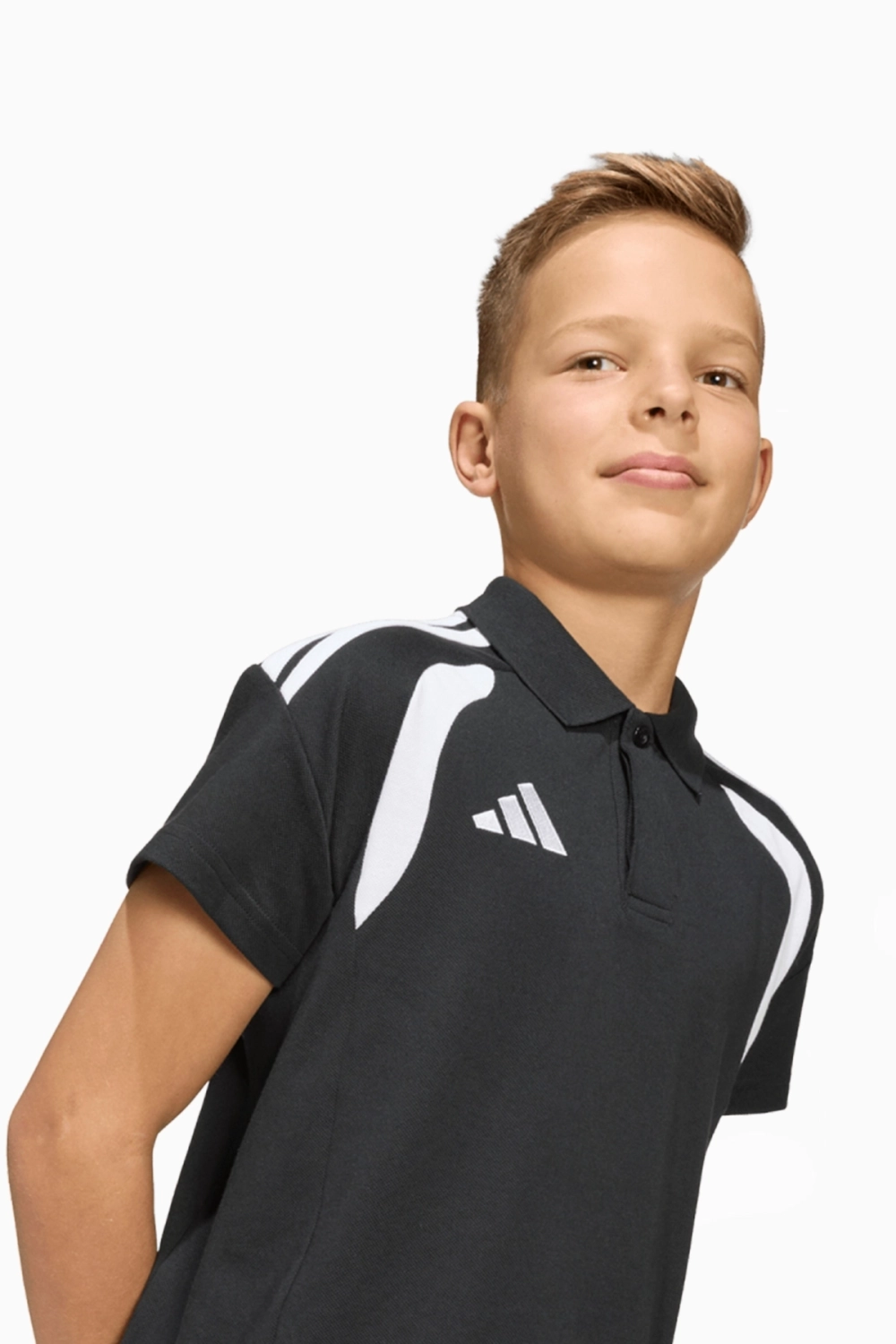 Футболка adidas Tiro 26 League Polo Junior - черный