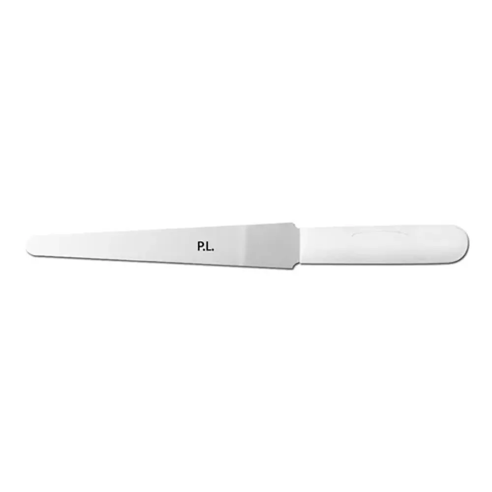 Лопатка кондитерская 8*1 см прямая нерж. с пласт. ручкой черная P.L. - Proff Chef Line