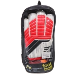 Перчатки вратарские FD-858, размер 8, белый-красный