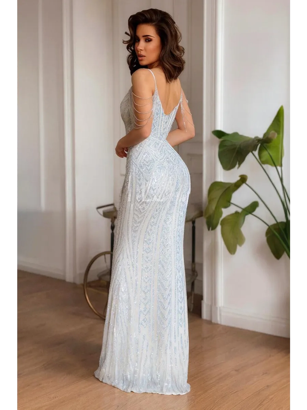 макси платье с бусинами и пайетками + PLUS SIZE