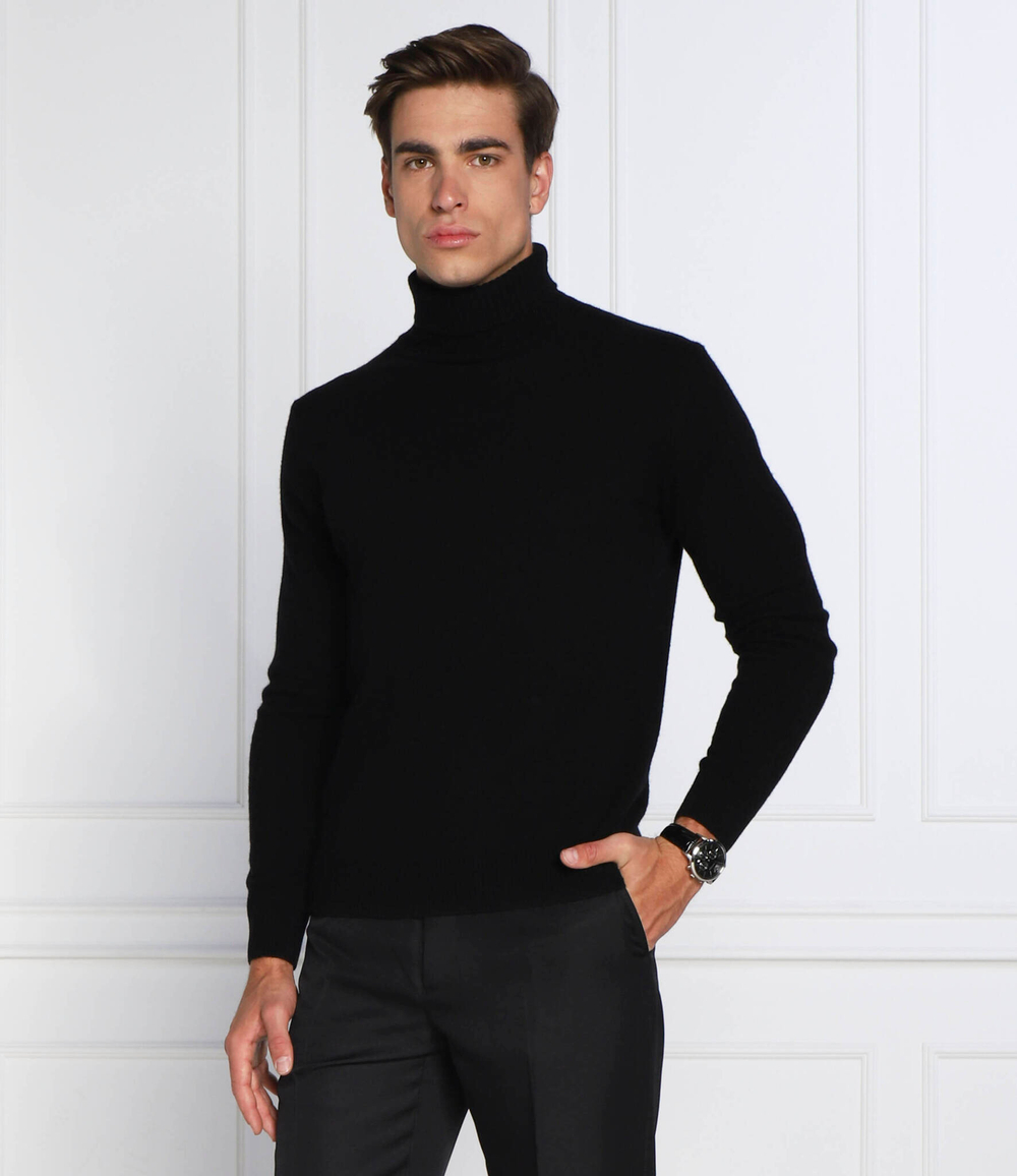 гольф salim rollneck Oscar Jacobson - черный(67624954)