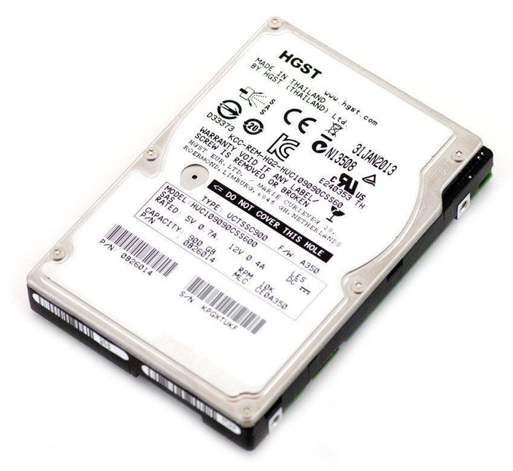 Жесткий диск Hitachi 2,5" 900GB SAS 10K 6Gb Storwize V7000 HUC109090CSS600