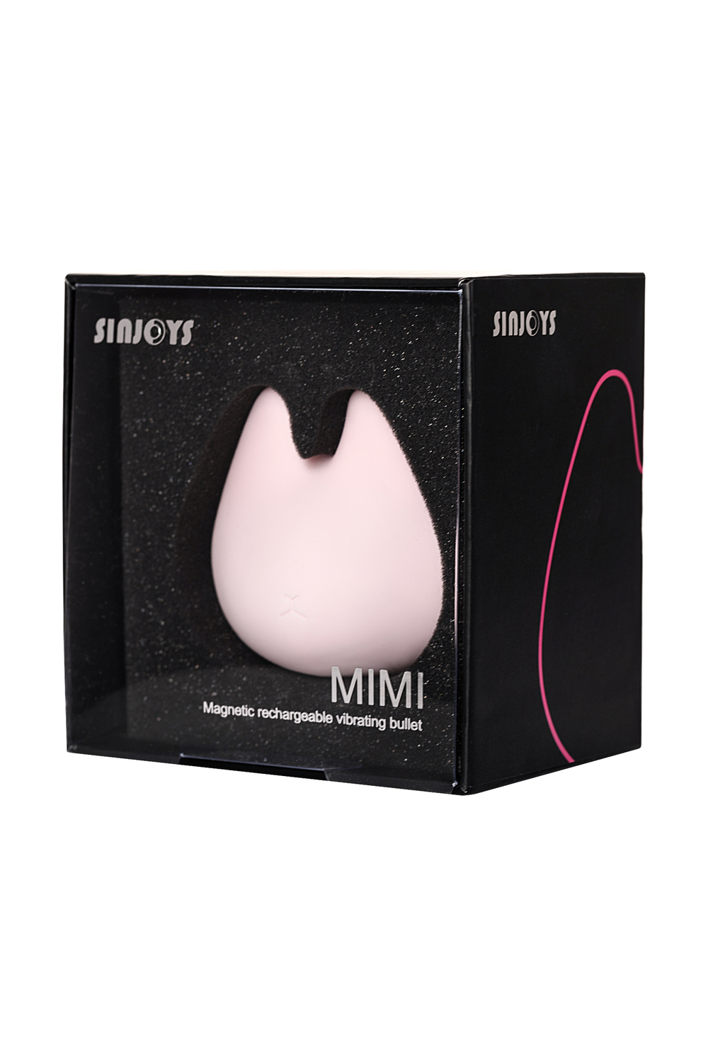 Вибромассажер Sinjoys Cat Mimi силикон розовый 7 см