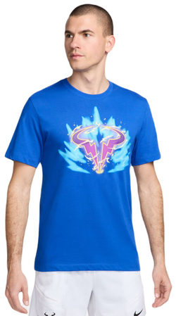 Мужская теннисная футболка Nike Court Dri-Fit Rafa T-Shirt - небесный