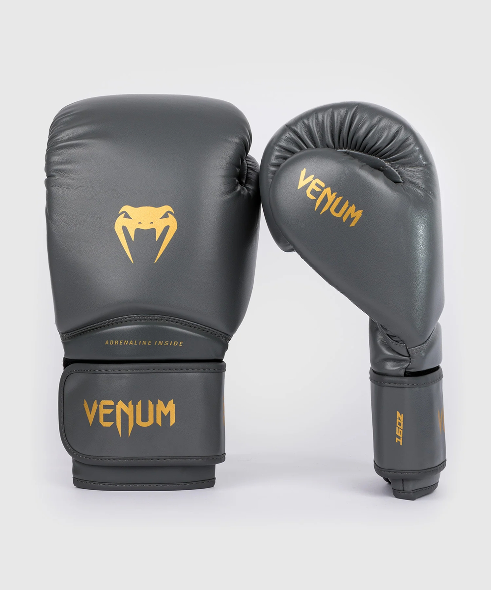 Перчатки боксерские Venum Contender 1.5 Grey/Gold