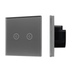 Выключатель сенсорный SWT-OMALI-S02-ZB-GR (250V, 10A, Zigbee) (Arlight, Стекло)