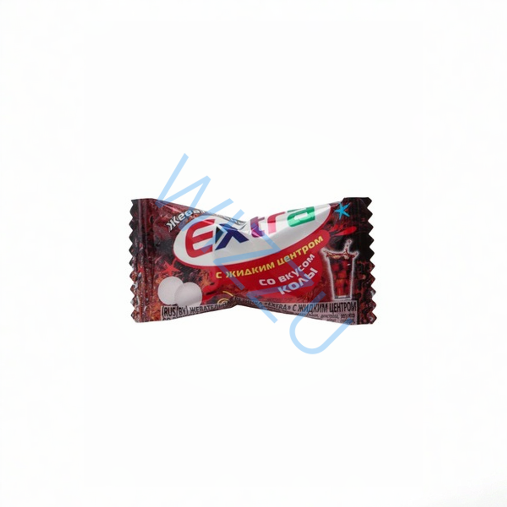 Жевательная резинка с жидким центром со вкусом колы Extra, 3.3Base кг