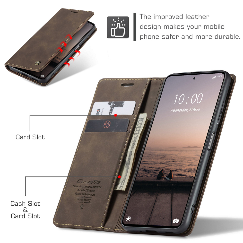 Чехол-книжка CaseMe Matte Xiaomi Redmi Note 12 Pro 5G
