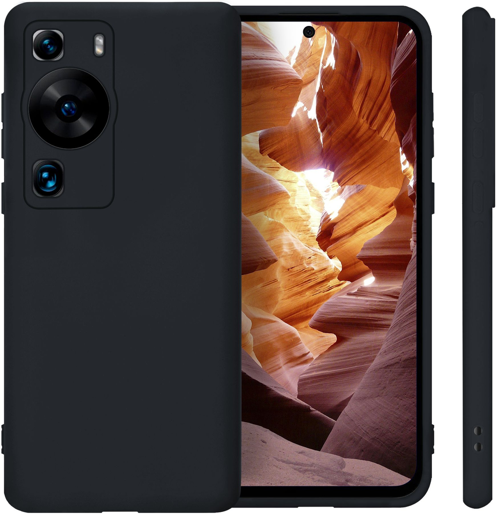 Мягкий Soft Touch чехол из силикона для HUAWEI P60 / P60 PRO с бархатной подкладкой