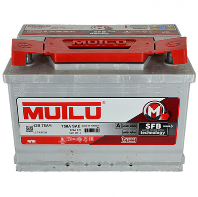 75 L3.75.072.B MUTLU -12V 75 Ah 720 (EN)