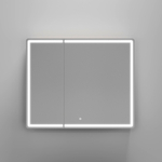 Зеркальный шкаф для ванной комнаты Sancos Mirror 890x150х740 мм, с LED подсветкой, цвет дуб галифакс натуральный, арт. MI90EG
