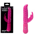 Розовый вибратор FRISKY RABBIT