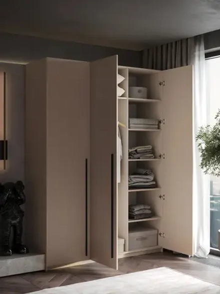 Шкаф распашной Lorena 6, кашемир, 120 см