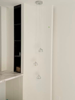 Pendant design lamp Mizu by Terzani (3 suspension)