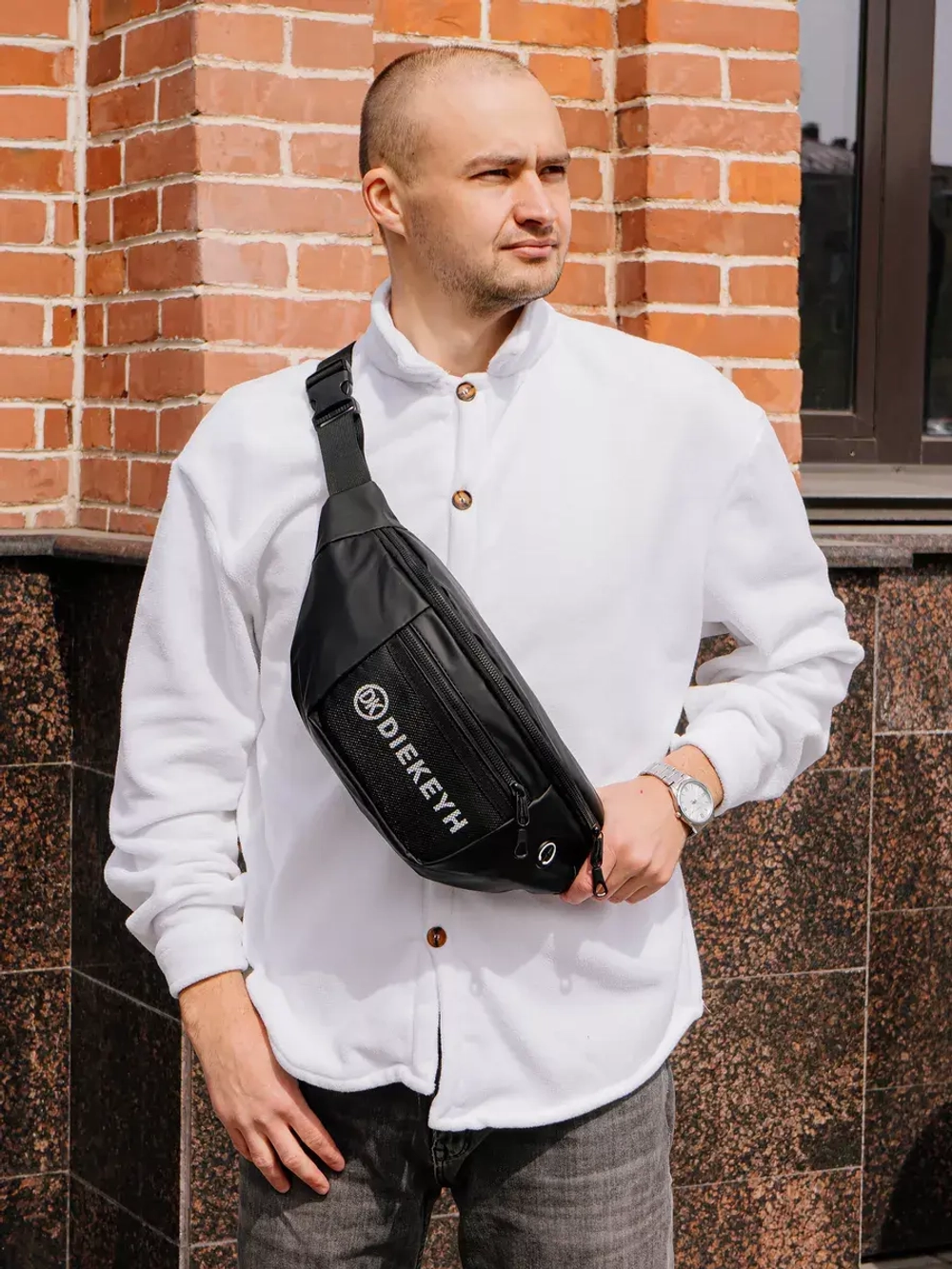 Сумка через плечо cross body бананка поясная