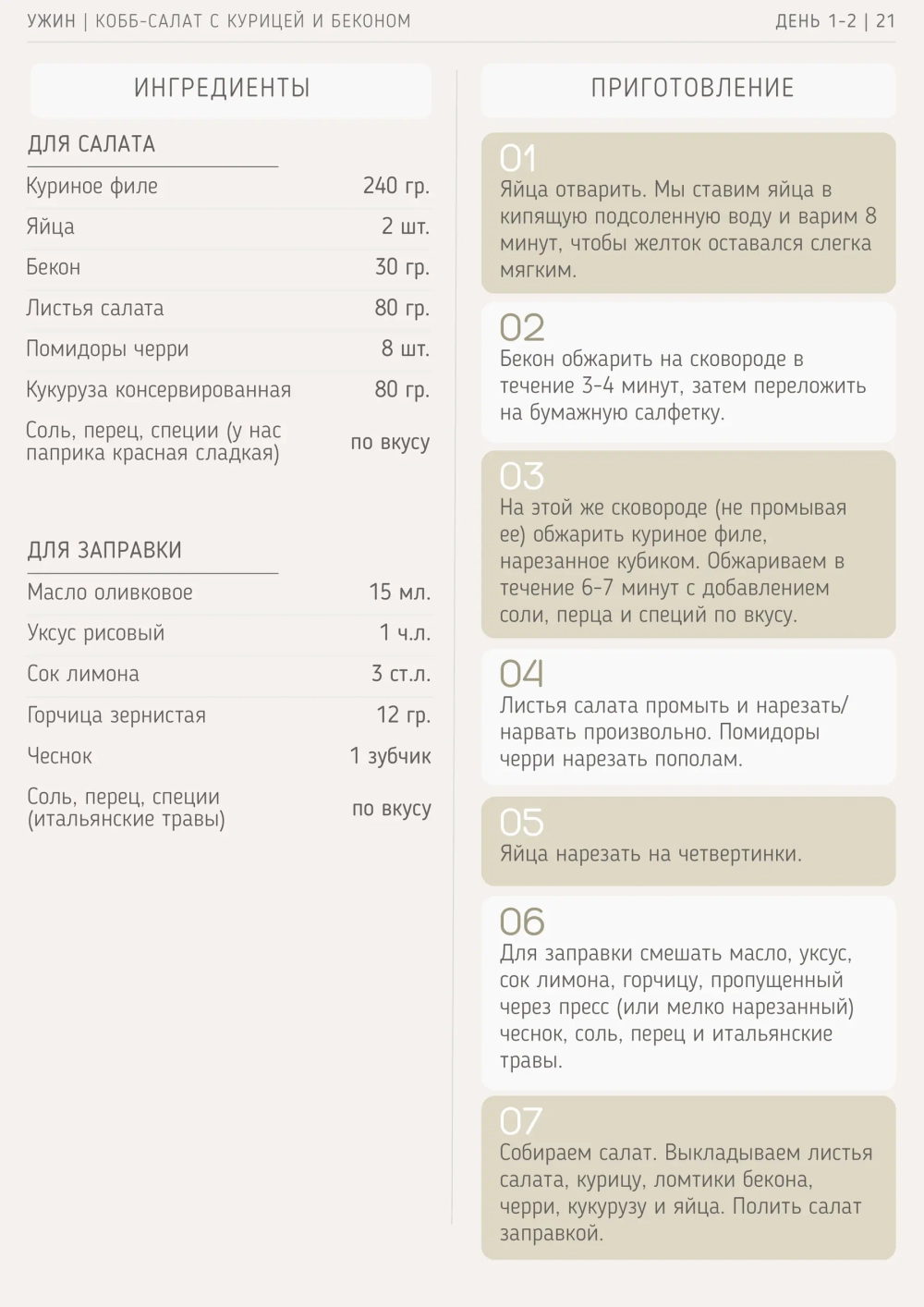 Новая белковая программа питания на 14 дней 1400 ккал (2026 г.)