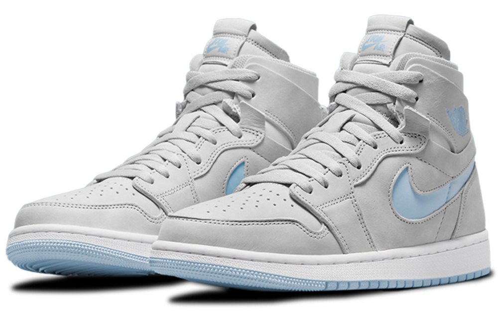 Air Jordan 1 High Zoom Comfort 'Cool Grey Light Blue' Women's