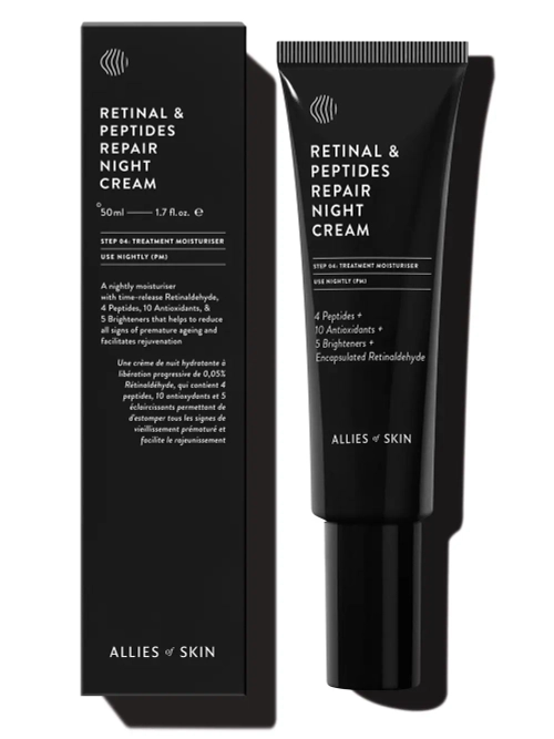 Allies of Skin Retinal 0.1%&Peptides Advanced Repair Night Cream 48ml Увлажняющий крем