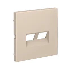 Накладка двойная для информационных функций типа Keystone Systeme Electric ArtGallery Песочный GAL001290