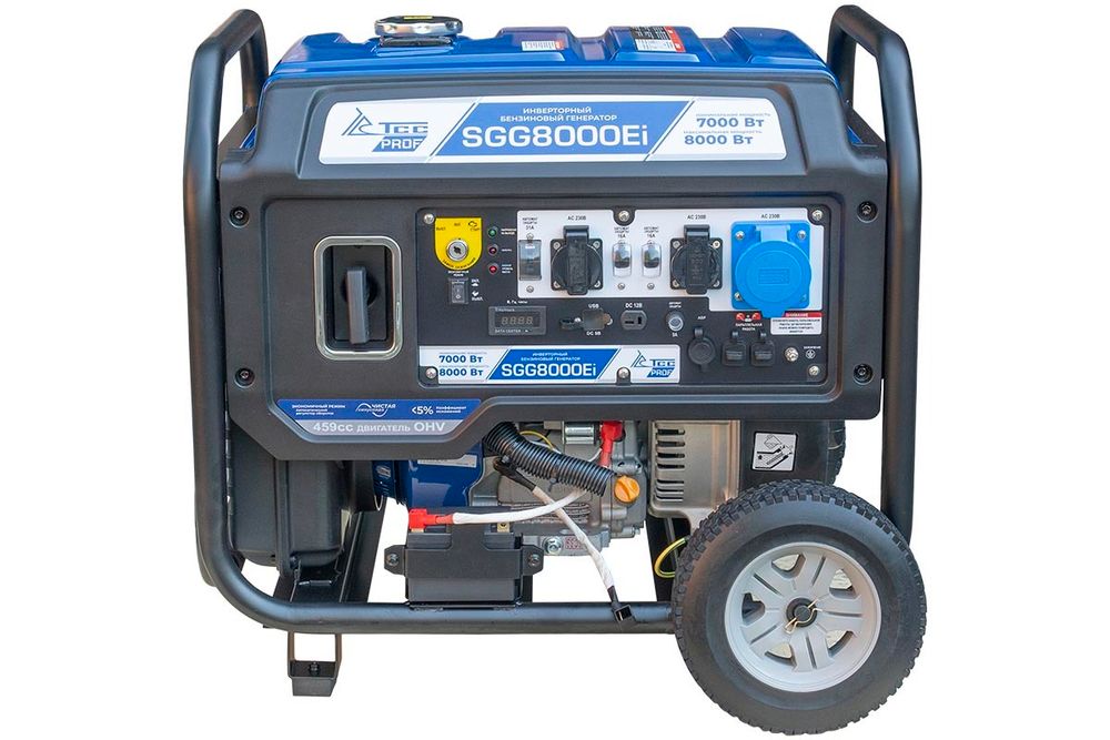 Бензогенератор инверторный ТСС SGG 8000Ei - [7 кВт / 220В]