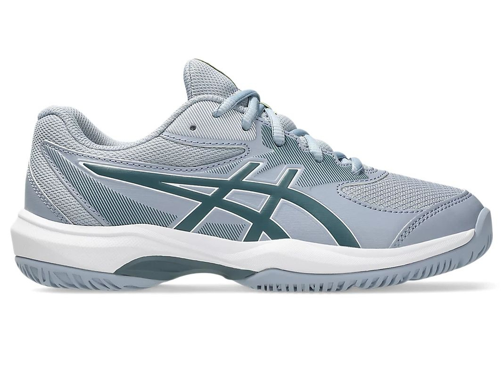 Детские теннисные кроссовки Asics Gel-Game GS - grey blue/ironclad