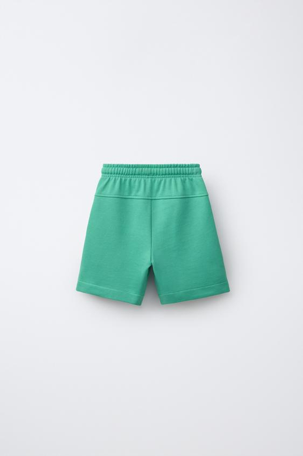 ZARA ОДНОТОННЫЕ ШОРТЫ, УТИНО-СИНИЙ