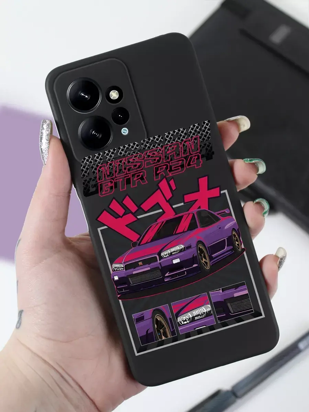 Чехол для Xiaomi Redmi Note 12 4G с принтом