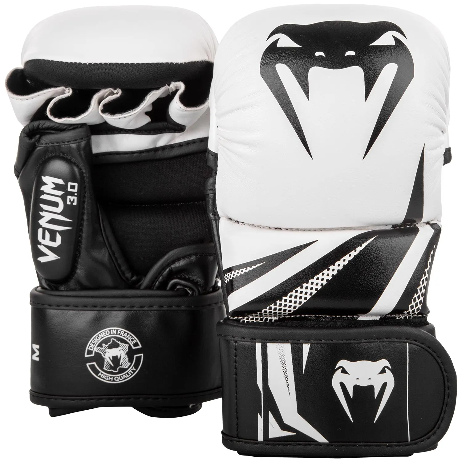 Перчатки для MMA Venum Challenger 3.0 бело-черные