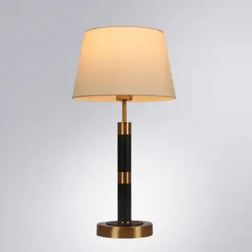 Настольная лампа 1*E27 A5066LT-1BK черный/белый ROBERT Arte Lamp