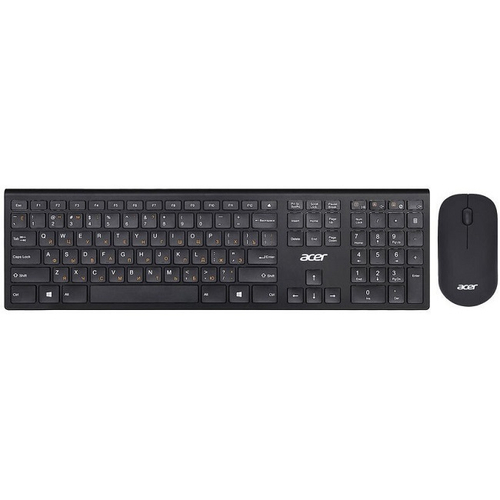 Клавиатура + мышь Acer OKR030 Slim Wireless, черный (ZL.KBDEE.005)