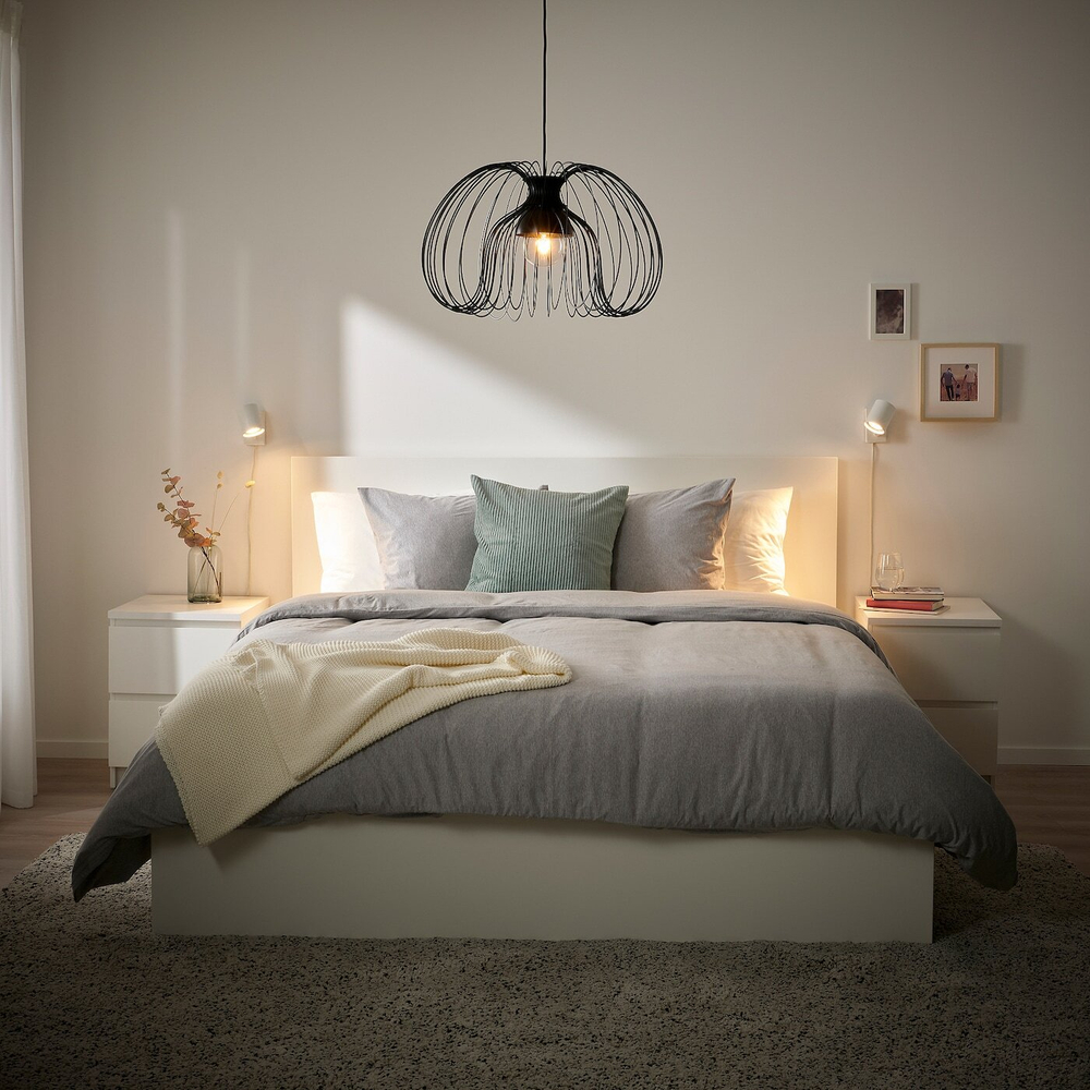 IKEA KALLFRONT  (ИКЕА КАЛЛФРОНТ)  -  Абажур для подвесного светильника, черный, 52 см
