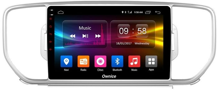 Магнитола для KIA Sportage 2016-2018 - Kuberg OL-9733 QLed, Android 12, Быстрая, CarPlay, 4G SIM-слот