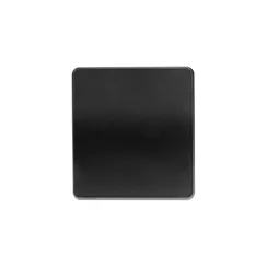 Переключатель проходной одноклавишный KRANZ Miele Round Оникс KR-78-0708-3