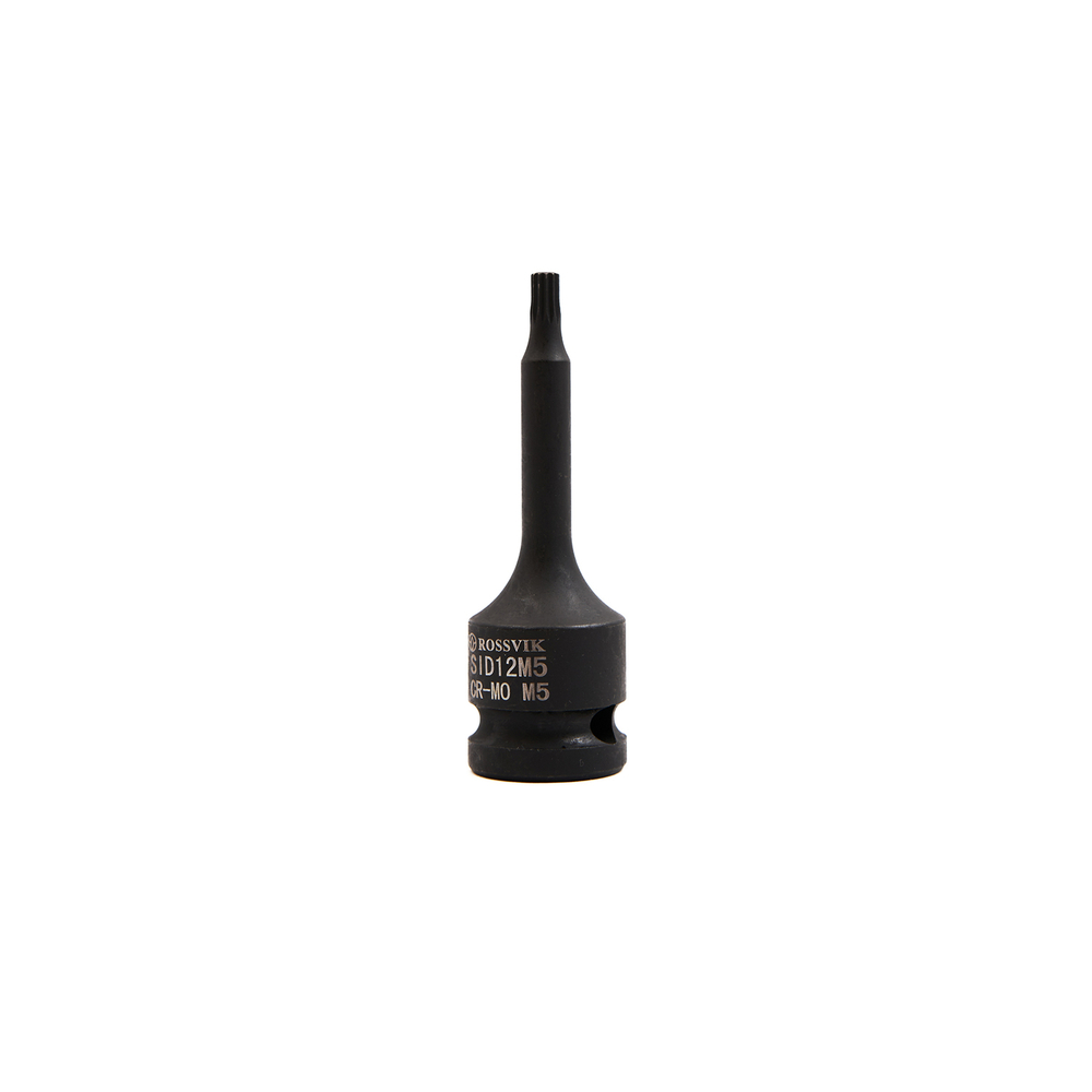 SID12M5 Головка торцевая ударная ROSSVIK, 1/2", Spline M5, L-78мм