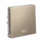 Выключатель кнопочный одноклавишный с подсветкой Systeme Electric ArtGallery Шампань GAL000516