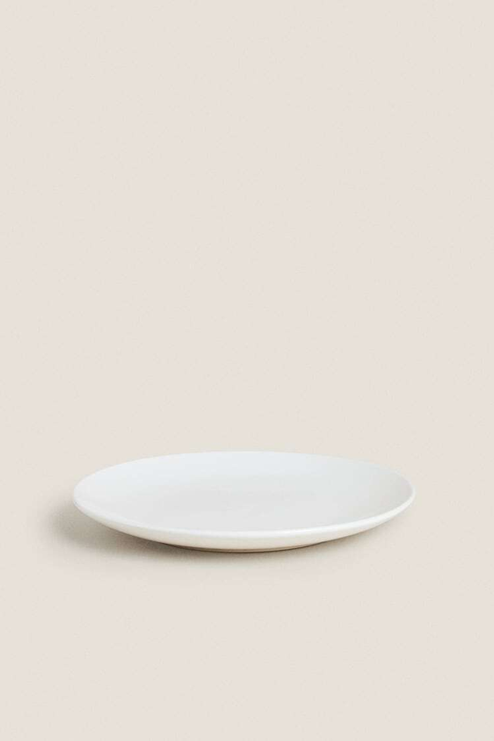 ZARA HOME ТАРЕЛКА ДЛЯ УЖИНА ИЗ КЕРАМОГРАНИТА, БЕЛЫЙ